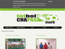 Tablet Screenshot of futbolchapasstore.com